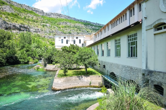 Hidroelektrana Miljacka, Rijeka Krka