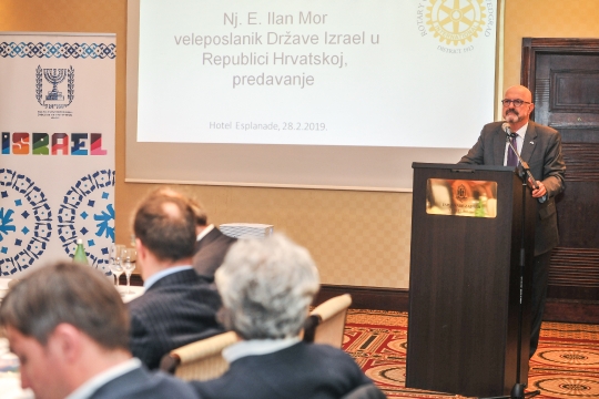 Izraelski veleposlanik predavanje Rotary klub