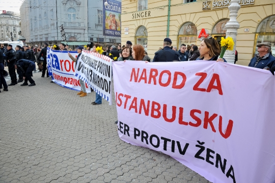 Prosvjed protiv Istanbulske konvencije
