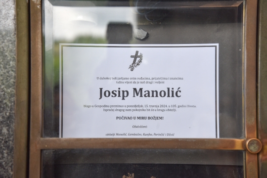 Sprovod Josipa Manolića