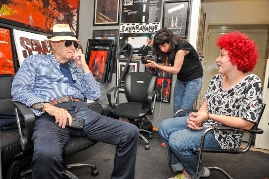 Zeljko Senecic snimanje filma, Foto, Sasa Zinaja