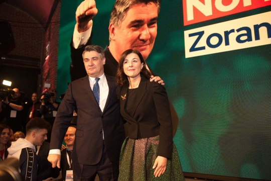 Zoran Milanović sa suprugom Sanja Musić Milanović