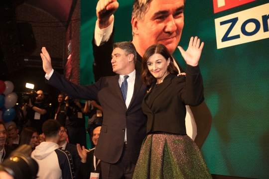 Zoran Milanović sa suprugom Sanja Musić Milanović